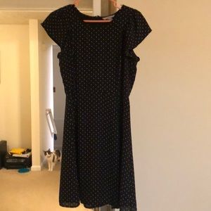 H&M black & white polka dot dress!